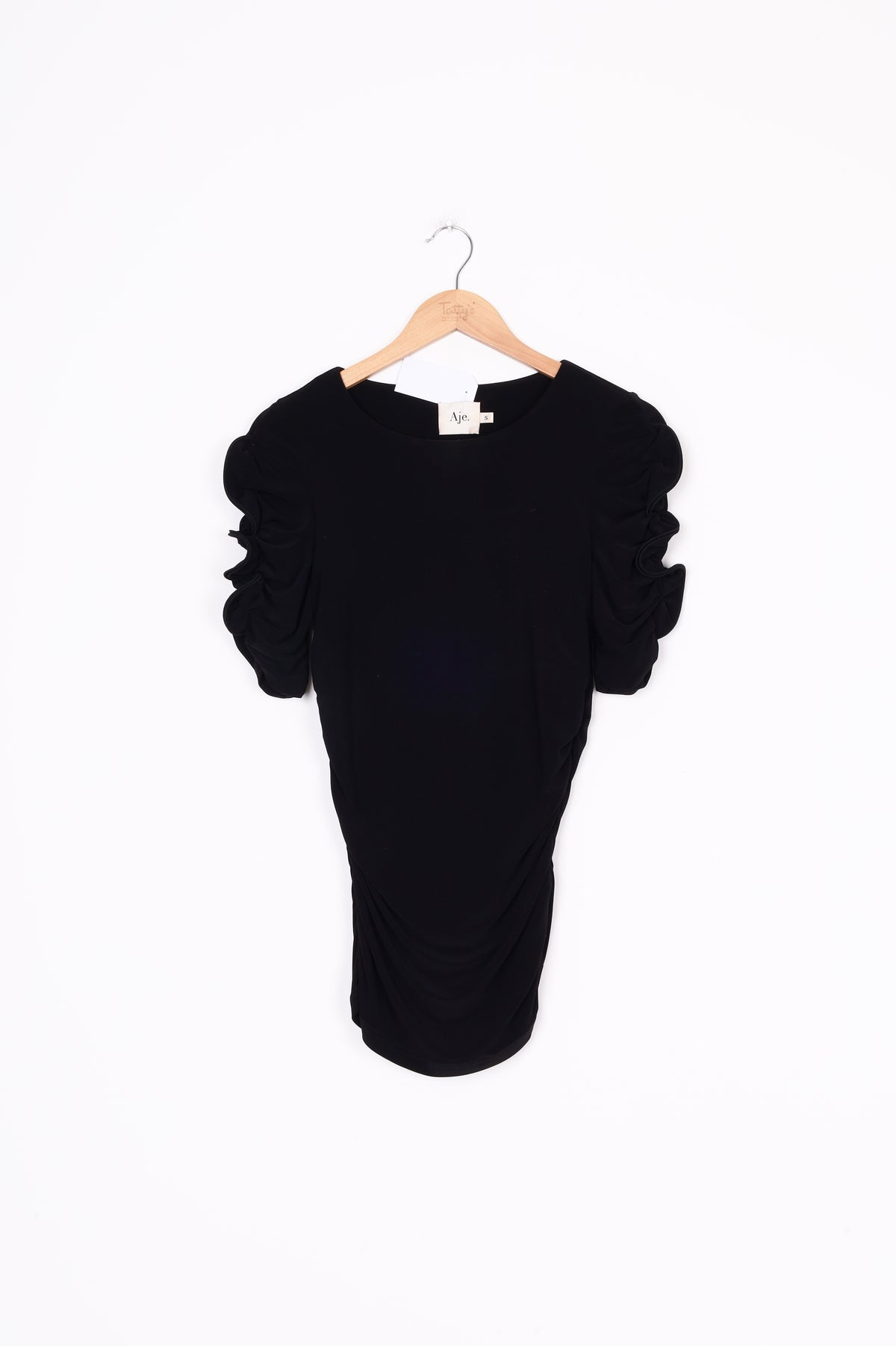 Aje Womens Black Top Size S