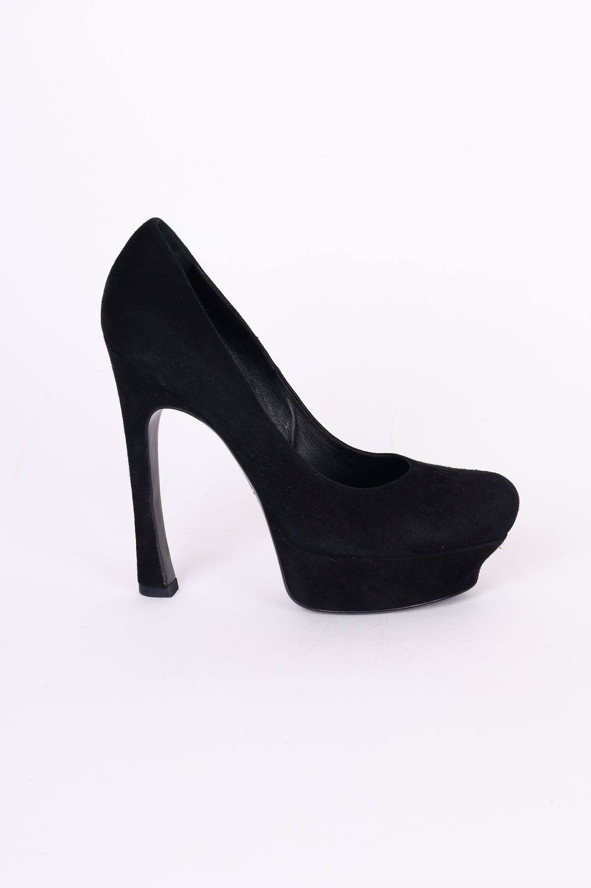 YSL Yves Saint Laurent Womens Black Heels Size EU 39