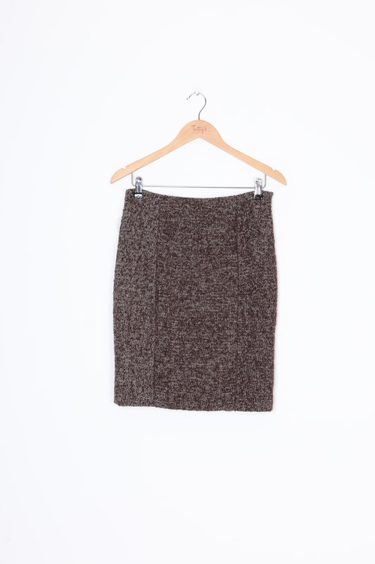 Leon Max Womens Brown Skirt Size 8