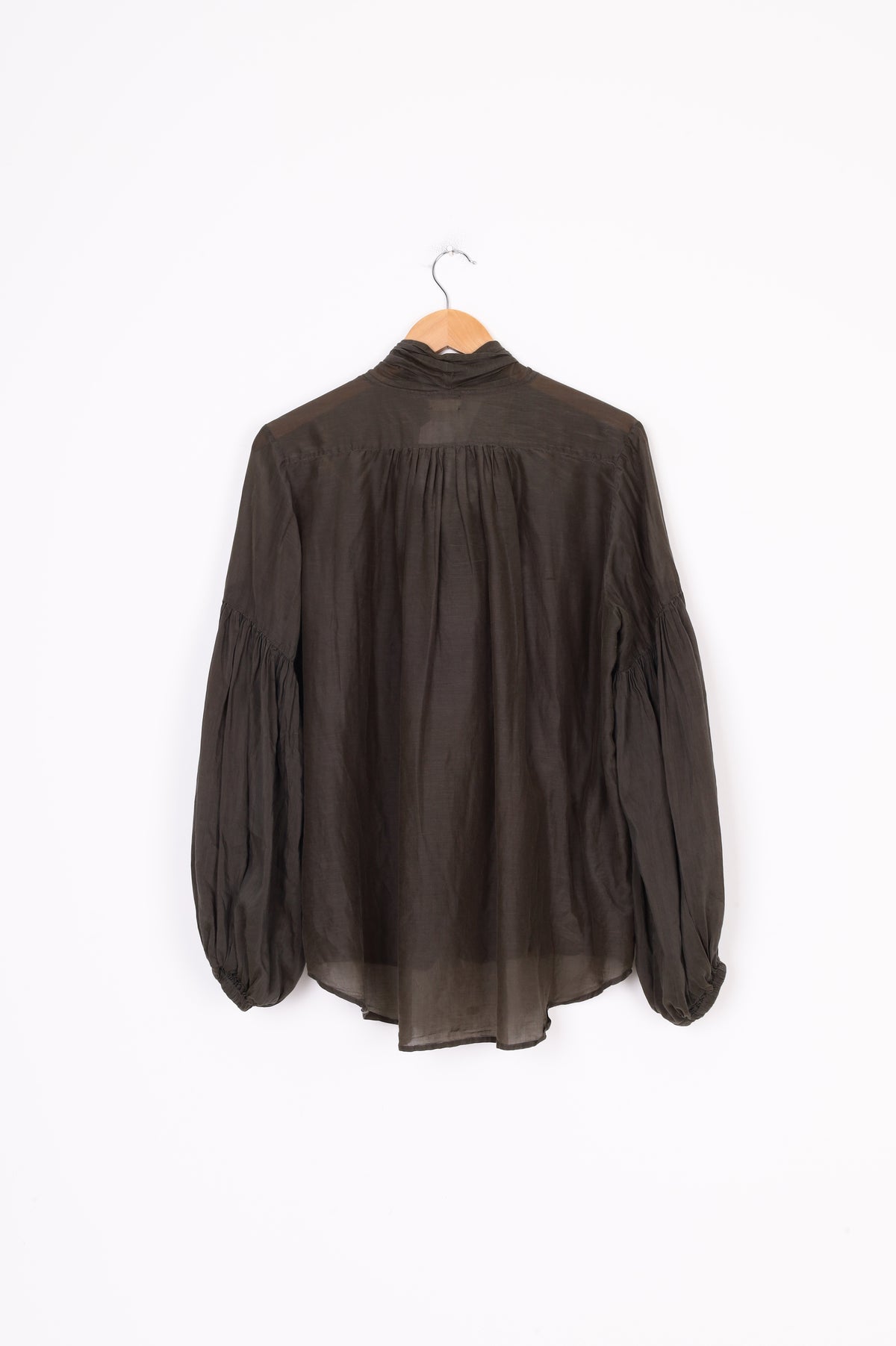 Mahsa Womens Green Blouse Size M