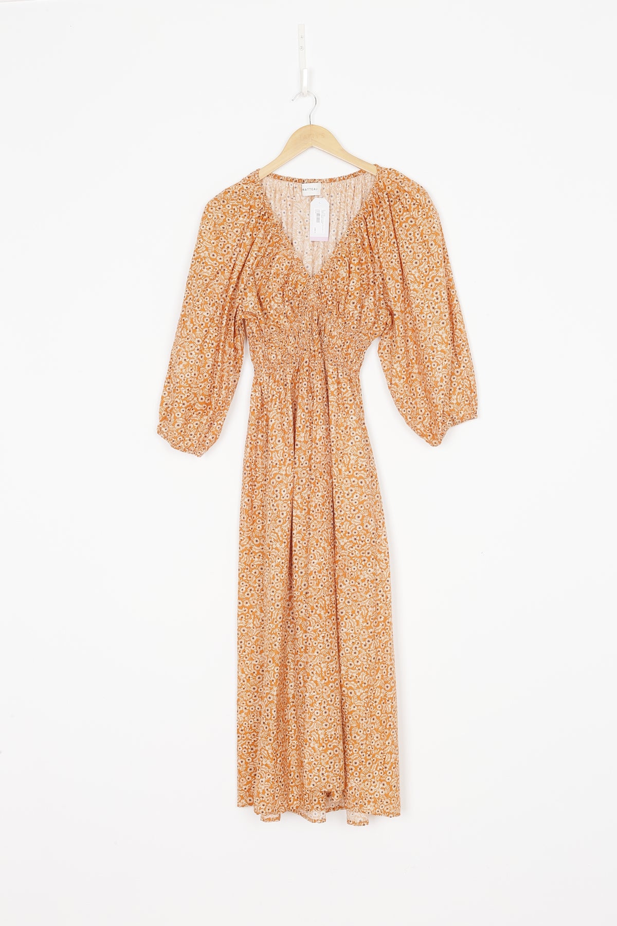 Matteau Womens Orange Dress Size 10