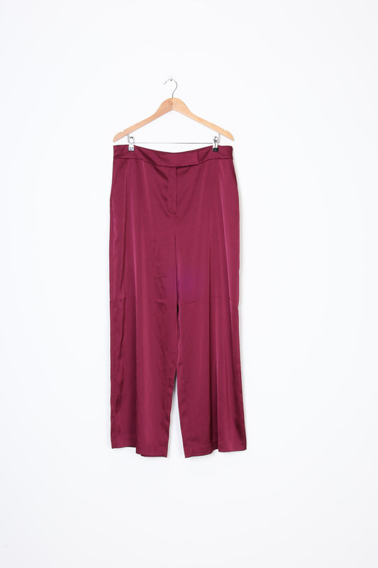 Portmans Womens Red Pants Size 18