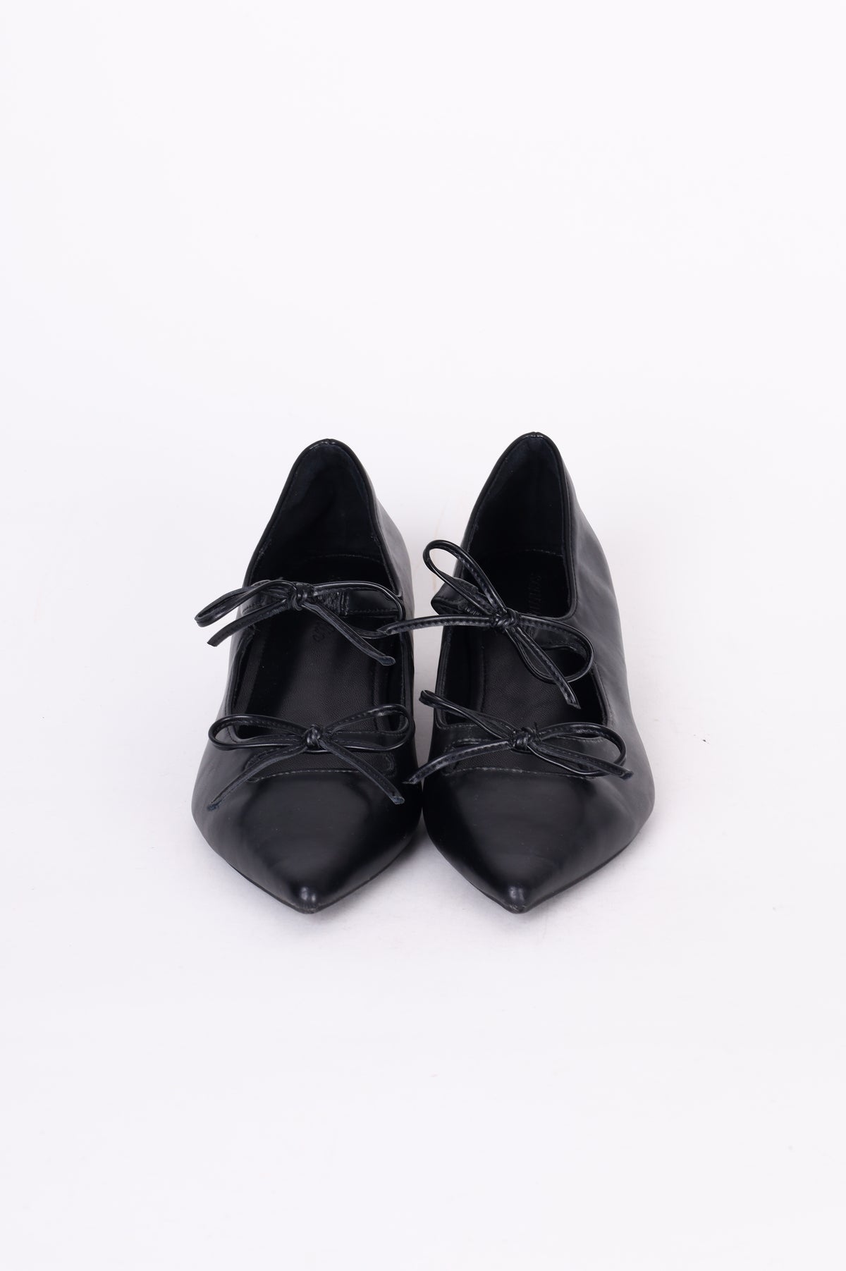 Senmulin Womens Black Heels Size EU 38.5