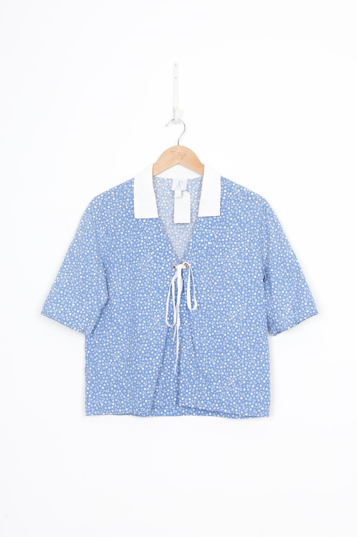 Karen Walker Womens Blue Shirt Size 4
