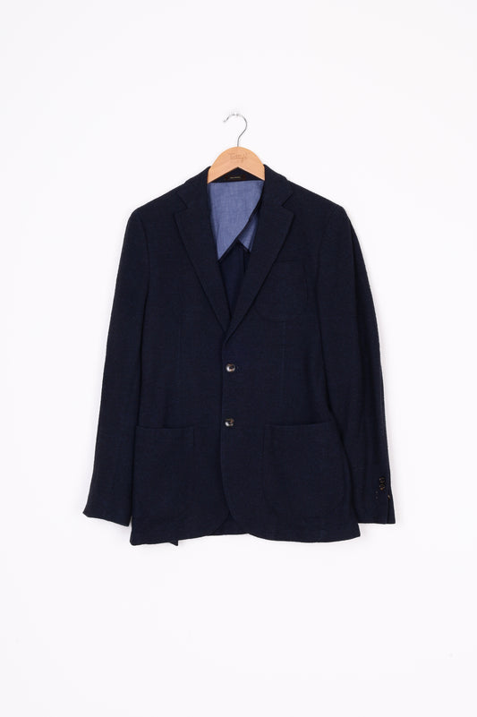 Massimo Dutti Mens Blue Blazer Size 46